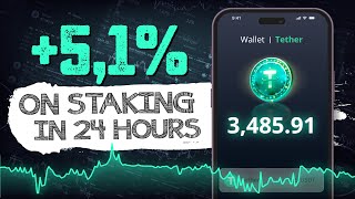 Earn 51 DAILY Staking USDT Easy Crypto Passive Income [upl. by Ordnaxela871]