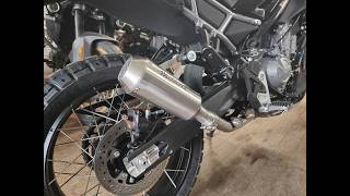 CFmoto 450MT  Musarri GP Stainless Slipon Exhaust sound check  Australia [upl. by Lolita968]