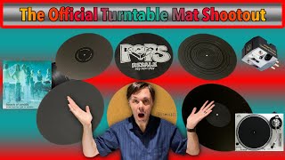 The Official Turntable Mat Shootout  Felt vs Acrylic vs Achromat vs Rubber vs Cork  Hudson Hifi [upl. by Errol]