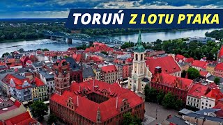 Miasto TORUŃ z lotu ptaka  Polska z drona [upl. by Reerg]