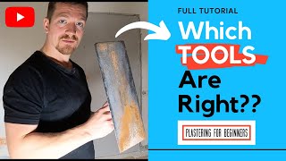 Plastering Tools And When To Use Them  FIRST DAY BACK [upl. by Weinrich]