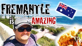 FREMANTLE  BEAUTY TOWN with BEST FISH N CHIPS  Travel Australia [upl. by Thomajan]