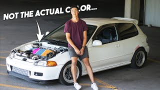 This Honda Civic Engine Bay Overhaul Will BLOW Your MIND Turbo LS VTEC [upl. by Eciralc710]