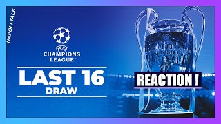 R16 Champions League Draw Napolis next European opponents are BARCELONA Napoli vs Barcelona [upl. by Odette]