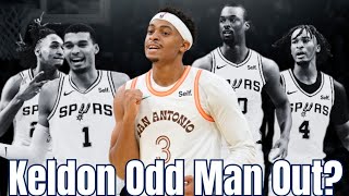 Spurs Keldon Johnson The Odd Man Out Or Can He Adapt [upl. by Nipsirc239]