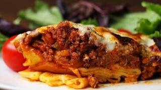 GreekStyle Pasta Bake Pasticcio [upl. by Ardnola]