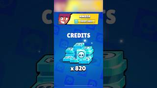 AMBER 3800 CREDITS 🔥🔥brawlstars [upl. by Aissirac]