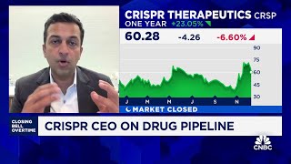 CRISPR Therapeutics CEO talks winning FDA approval for sickle cell anemia treatment [upl. by Donella]