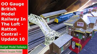 OO Gauge British Model Railway In The Loft  Ratton Central  Stations amp Backscenes  Update 10 [upl. by Leroi]