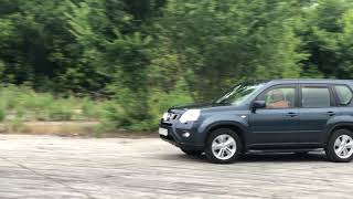 Nissan XTrail T31 20 diesel manual in Blue color  Short test drive [upl. by Anaj817]