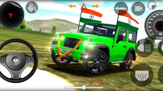 Dollar Song Modified 😈 Mahindra yellow Thar  Indian Car Simulator 3D  Car Game 3D [upl. by Care]