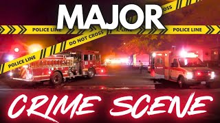 MAJOR CRIME SCENE Miguel Sandoval ARRESTED Lancaster California LIVE [upl. by Fleece]