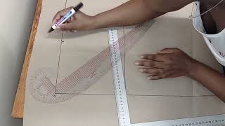 Pattern Tutorial How To Draft A Dartless Skirt Pattern Dintle Pondo [upl. by Elison]