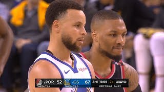 GS Warriors vs Portland Trail Blazers  Game 1  May 14 Full 3rd Qtr  2019 NBA Playoffs [upl. by Amle]