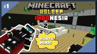 HUJAN EMERALD MENANG 2000000  Minecraft Custom Map Indonesia  Asleep 1 [upl. by Seugram]