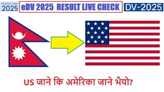 EDV 2025 Results Live  Nepal DV Lottery Check Live [upl. by Morentz442]