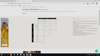 Aircrafts of World War II  Logic Grid Puzzle  Walkthrough [upl. by Ahseela830]