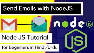 How to Send Email With NodeJS Using  NodeMailer in Hindi  Urdu [upl. by Chow]