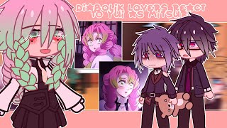 Diabolik lovers react to Yui as Mitsuri Kanroji DIABOLIK LOVERS X DEMON SLAYER  Change speed 2x [upl. by Ahseele]