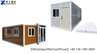 Operation Guideportable container house  How to install prefab shipping folding house in 2 hours [upl. by Vez29]