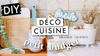 DIY DECO FACILE ET PAS CHÈRE POUR DÉCORER SA CUISINE [upl. by Euqor]