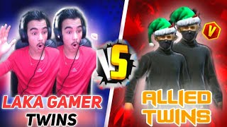 LAKA GAMER TWINS VS ALLIED TWINS  LAKA TWINS CHALLENGE TO ALLIED TWINS  2 VS 2  WHO WON [upl. by Einolem]