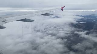 Over Sunrise Hwy Lake Cuyamaca and AnzaBorrego Desert State Park  AC 1093 YYZ to SAN  20 Jan 24 [upl. by Trebleda]