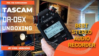 TASCAM DR05X Best Stereo Handheld Digital Audio Recorder  Unboxing and Review [upl. by Bently31]