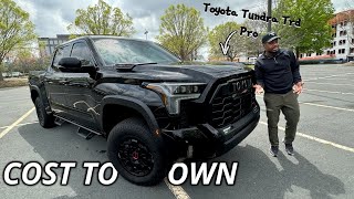 2024 Toyota Tundra Trd Pro  Cost To OwnFeatures [upl. by Azer]