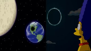 LOS SIMPSONS PREDICCIÓN ECLIPSE EN OCTUBRE 2023 Y ABRIL 2024 VIDEO RESUBIDO [upl. by Simetra]