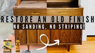 How to Refresh Old Furniture Using Restore a Finish amp Howard Feed amp Wax No Sanding No Striping [upl. by Ruzich]