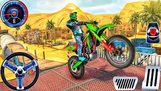 Bike Stunt 3D Game Best Bike Stunt Game 3D Bike Stunt Racing Game Android Gameplay [upl. by Rotceh]