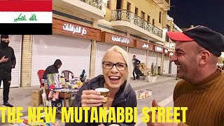 THE NEW AL MUTANABBI STREET  BAGHDAD IRAQ Street Encounters اسكتلندية في شارع المتنبي [upl. by Glynis]