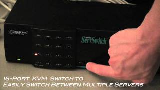 Black Box ServSwitch 16Port KVM Switch [upl. by Margot771]