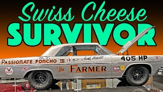 FACTORY Drag Racing History  Arnie Beswicks quotSWISS CHEESEquot Pontiac [upl. by Tulley632]