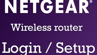 Netgear Router  How to change username or password of Netgear wireless router [upl. by Adnawak718]