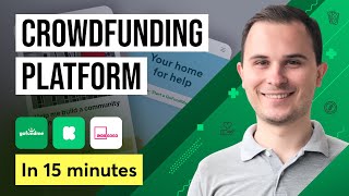 How to Build Crowdfunding amp Donation App or Website like GoFundMe Kickstarter or Indiegogo 💸 [upl. by Atiuqa]