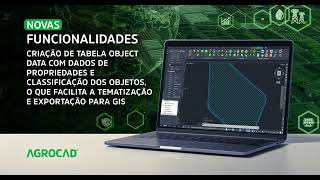 Como criar tabela Object Data com dados de propriedades e classificação dos objetos  AgroCAD® [upl. by Enilrahc288]