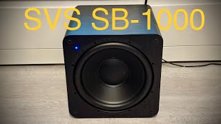 SVS SB1000 powered subwoofer bass Test [upl. by Doykos]