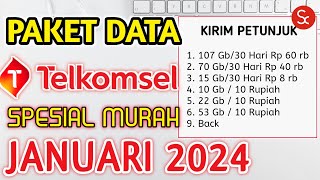 PAKET SUPER MURAH TELKOMSEL 2024  Kode Dial Murah Telkomsel Terbaru Bulan Januari 2024 [upl. by Katya]