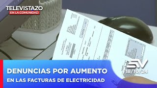 Usuarios denuncian aumento en las planillas de electricidad  Televistazo en la Comunidad [upl. by Egroej]