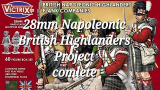 28mm Napoleonic92nd Gordon Highlanders [upl. by Cohlier45]