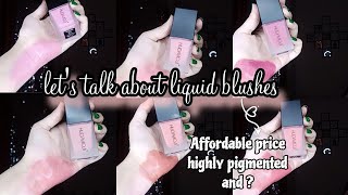 Best AFFORDABLE blushes in Pakistan  blush swatches  liquid blush review [upl. by Atikahc513]