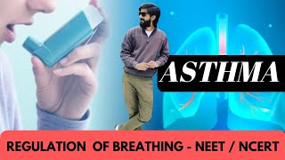 Regulation of Breathing  Rhythm center amp Apneustic Center  Asthma Treatment  NEET NCERT CLASS 11 [upl. by Seiter]