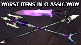 The Worst Items of Classic WoW  Azeroth Arsenal Episode 13 [upl. by Schreibman]