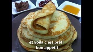 Recette crêpe française et chocolat chaud [upl. by Fleda]