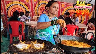 Alibag Beach Fish Fry  Alibaug Non Veg  Indian Street Food [upl. by Wilber837]