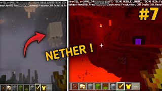 FIRST TIME WE GO IN NETHER PORTAL  MINECRAFT 7  PANDU BHAI [upl. by Lanctot]