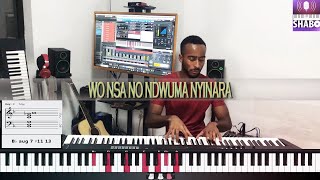 WO NSA NO NDWUMA NYINARA GHANA CHRISTIAN MUSIC  PIANO [upl. by Ennairam]