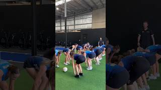 Netball preseason session with South Gawler netball preseason strengthandconditioning [upl. by Enyawad]